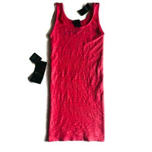 Bebe Coral Pink Tank Top Camisole Sz S